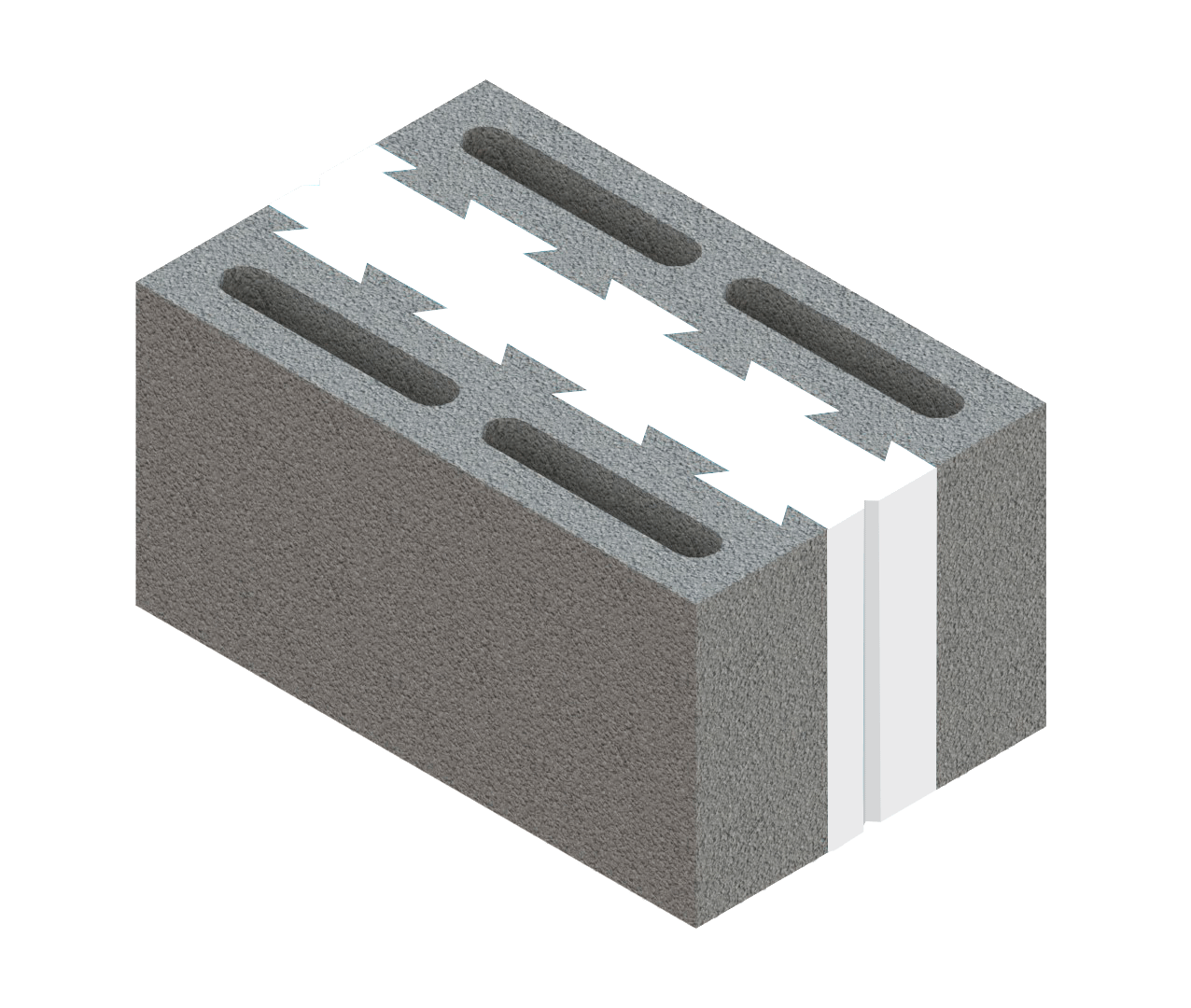 بلوك العازل المحزز المتصل من شركة دي سي بلوك لعزل المباني