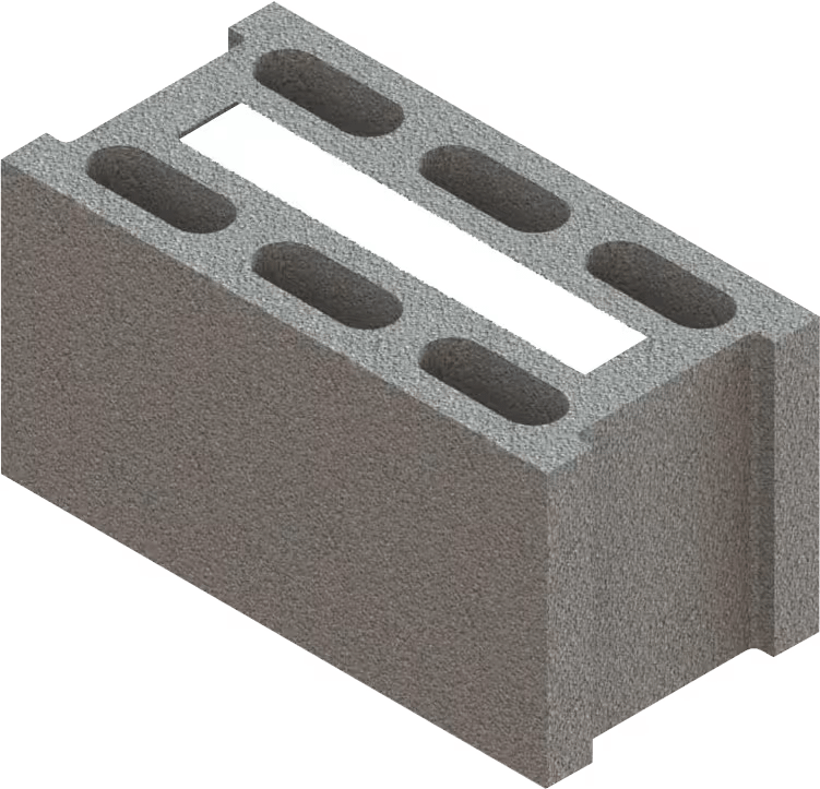 البلك المعزول بشريحة بيضاء لعزل المباني حرارياً